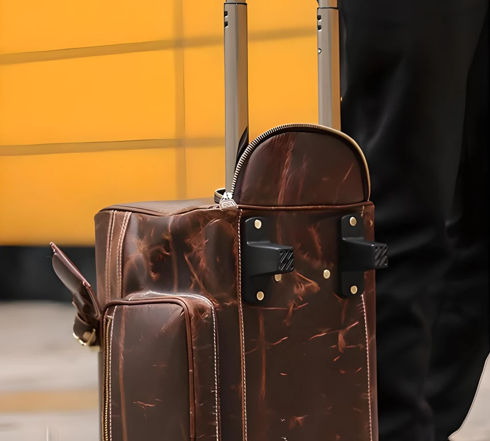 leather carry on bag mens